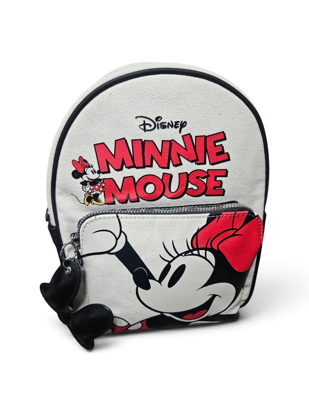 Disney Minnie Mouse Kids Backpack - White, Red & Black